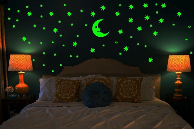 Kreatif Banget! Kamu Harus Coba Kamar Tidur Dengan Konsep Glow In The Dark